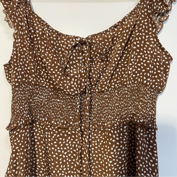 Printed Ruffle Mini Dress - Picture 5 of 6